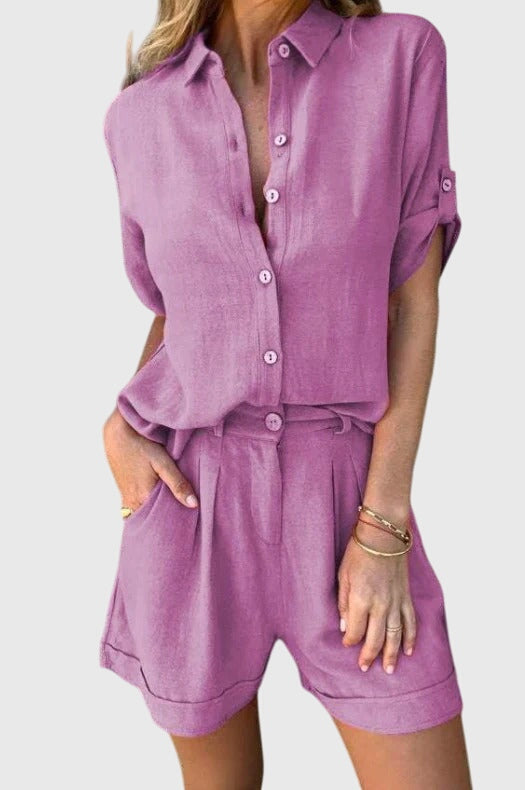 Versatile women's 2 piece shorts set, ideal for casual wear, summer outings, and everyday style.