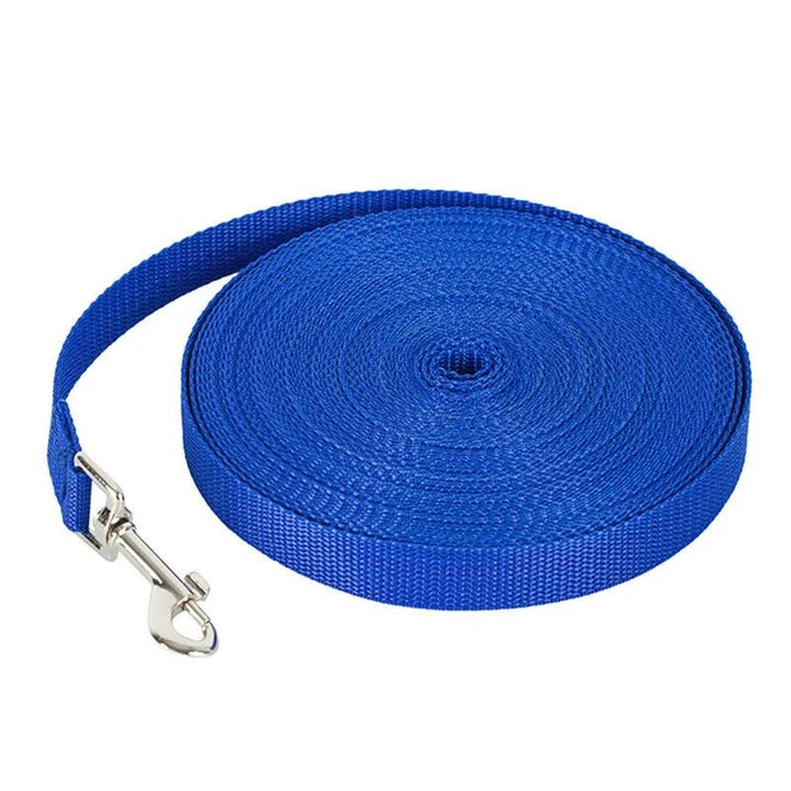 Heavy-duty 10-meter extra long training leash for dogs, weather-resistant nylon, all dog sizes