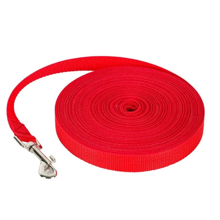 Black 10M extra long dog leash, nylon, robust pet supplies for effective dog training & control