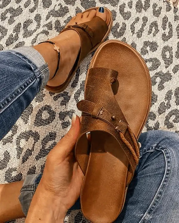 Casual women's walking sandals offering superior comfort, arch support, and elegant style.