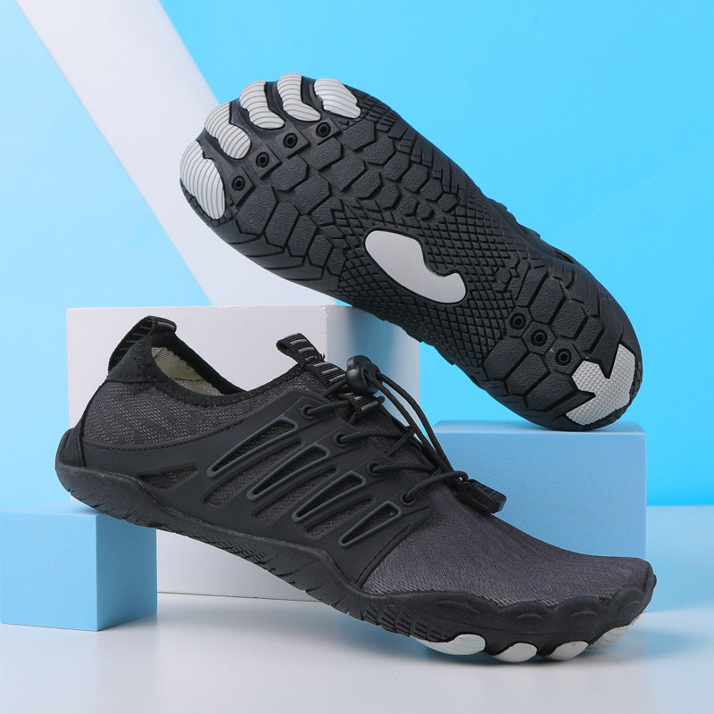 Lightweight unisex water shoes, quick-dry for beach, pool & outdoor activities. Flexible slip-on summer footwear.