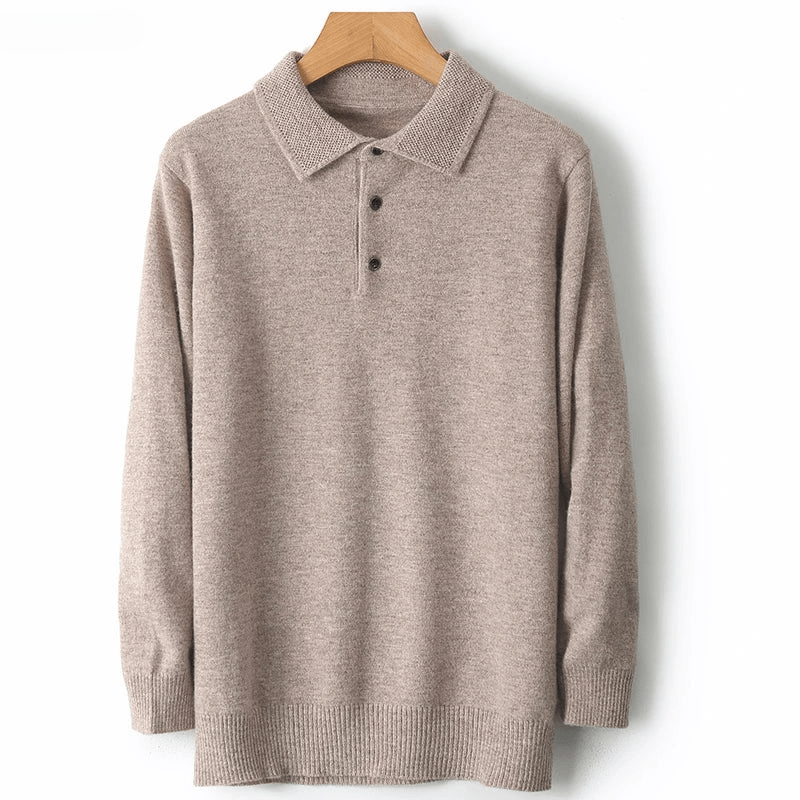 Stylish men's long sleeve everyday cardigan, elegant & comfortable for versatile layering.