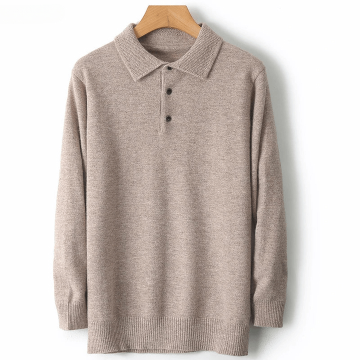 Stylish men's long sleeve everyday cardigan, elegant & comfortable for versatile layering.