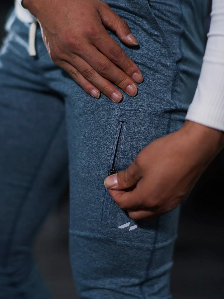 Men's athletic stretch joggers; tapered fit activewear for comfort & movement.