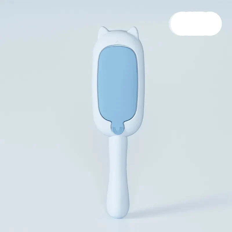 Close-up of pet hair removal brush, ideal for cat grooming, dog grooming & removing loose fur
