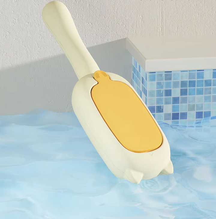 Compact animal brush for deshedding and pet hair removal, a must-have for pet owners