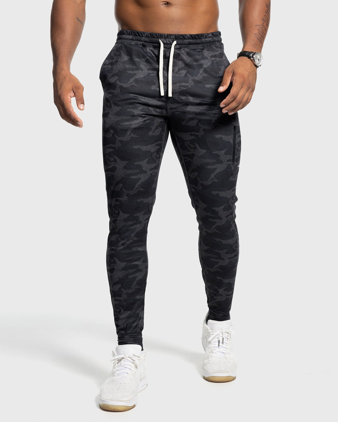 Men's ultimate comfort stretch joggers; ideal for workouts, sports, or daily wear.