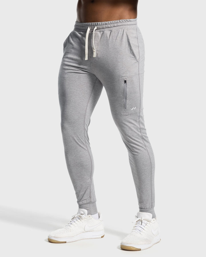 Ultimate comfort men's joggers; stretch activewear bottoms for athletic pursuits.