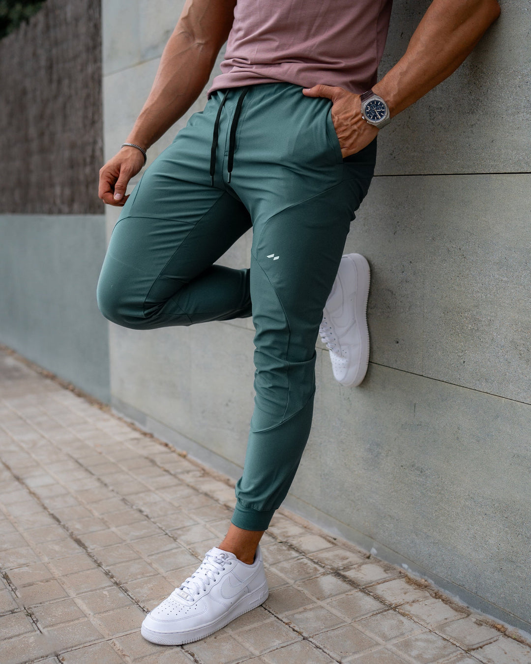 Quickdry Valenza men's performance joggers, tapered fit for athletic & casual active lifestyles.
