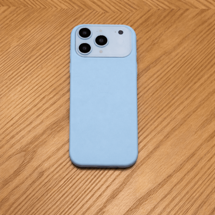 Unisex soft-touch silicone MagSafe phone case for stylish and secure device protection.