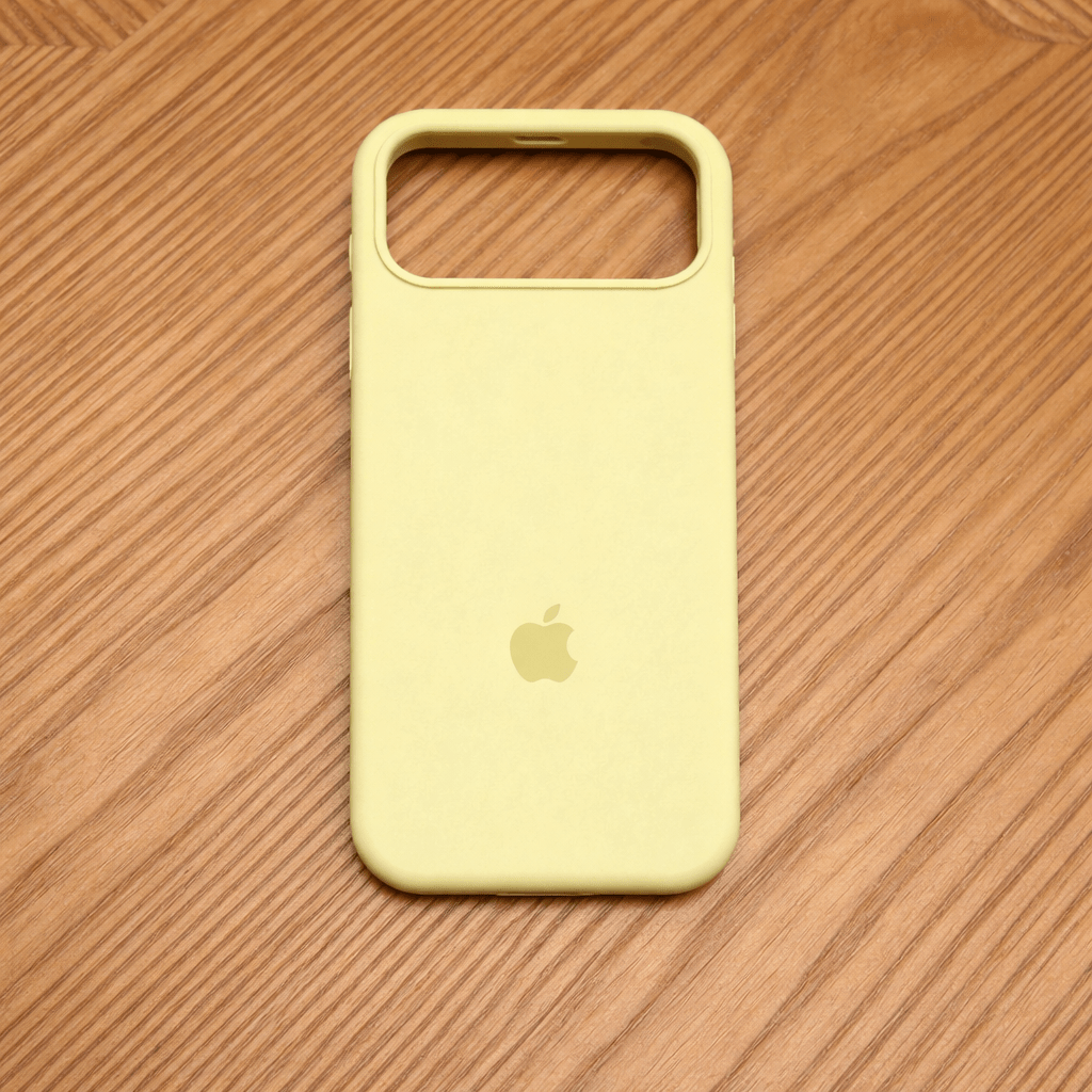 Matte soft-touch silicone MagSafe compatible phone case, offering slim and shockproof device protection.
