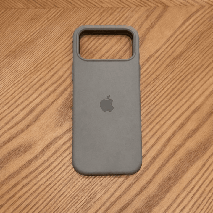 Durable soft-touch silicone MagSafe phone case, shockproof with a comfortable matte finish.