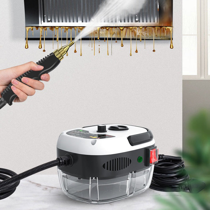 2500W high-pressure steam cleaner for deep home cleaning, chemical-free grime removal.