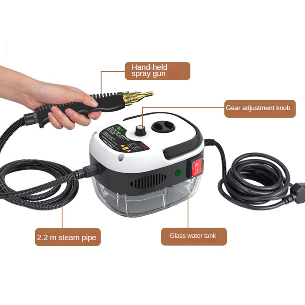 Powerful steam cleaner for kitchen, appliance & home grime. High pressure, chemical-free cleaning.