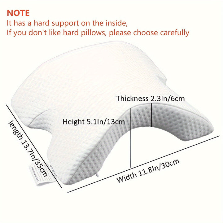 Portable memory foam travel pillow for superior neck and back support, ensuring comfort on the go.