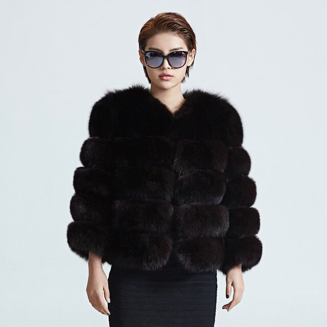 Chic women's plush short winter coat, cozy and elegant outerwear for stylish cold weather fashion.