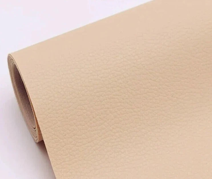 Cost-effective self-adhesive leather repair solution for sofas & car seats.