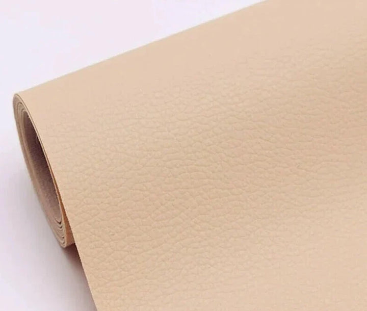 Cost-effective self-adhesive leather repair solution for sofas & car seats.