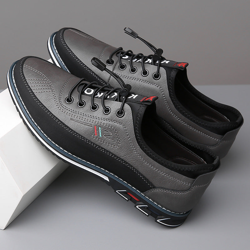 Natural movement men's Oxford barefoot sneakers, shock absorption for comfort.