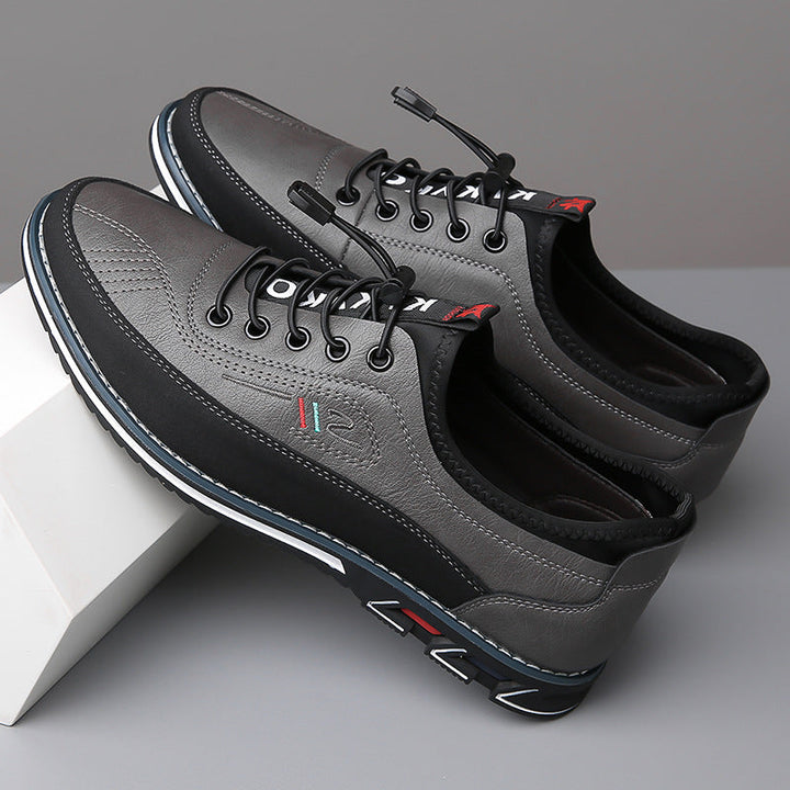 Natural movement men's Oxford barefoot sneakers, shock absorption for comfort.