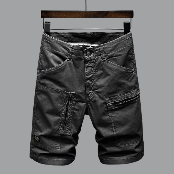 Premium men's Hampton cargo shorts, designed for ultimate comfort and tailored summer style.