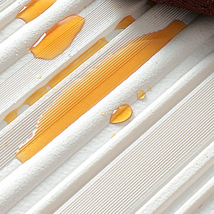 Textured peel and stick vinyl panels, ideal for living room or bedroom accent walls.