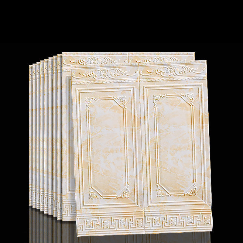DIY renovation with 3D peel and stick wall panels, hassle-free and beautiful.