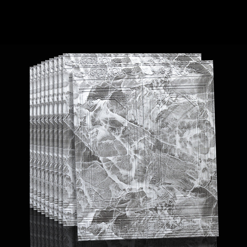 Elevate interiors with 3D self-adhesive vinyl panels, creating elegant textured walls.