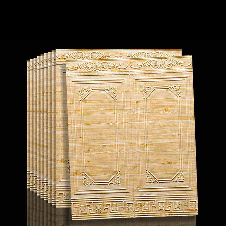 Quick install 3D decorative panels, peel & stick for stunning home accents.