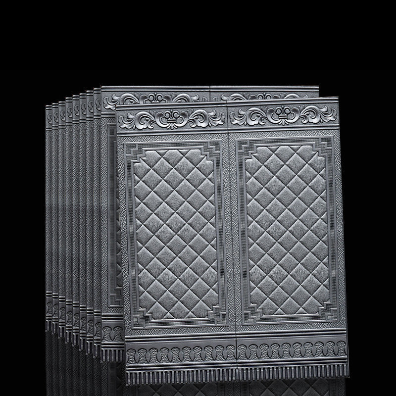 Water-resistant decorative 3D panels, peel & stick for practical and stylish walls.