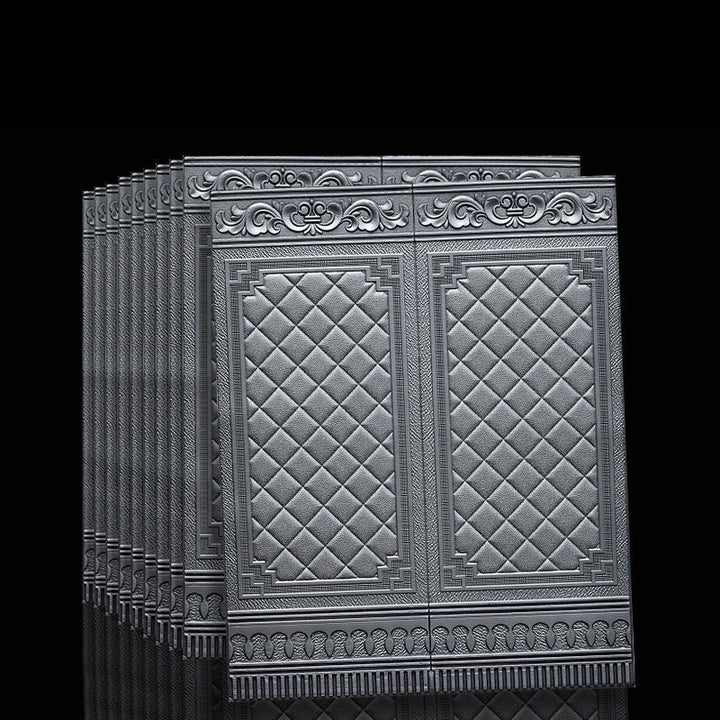 Water-resistant decorative 3D panels, peel & stick for practical and stylish walls.