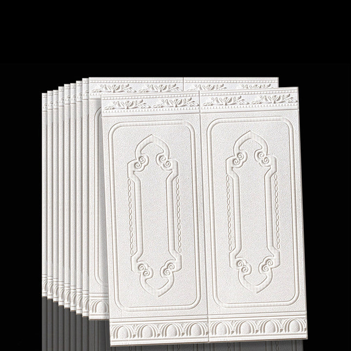 Transform your kitchen with 3D peel & stick vinyl wall panels, easy & elegant.