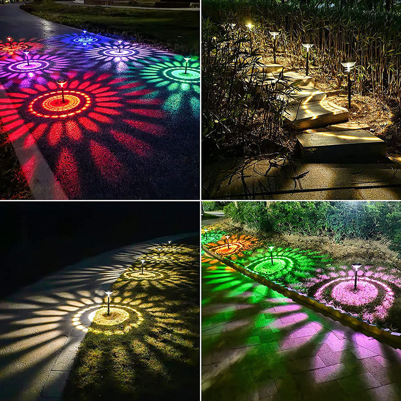 Energy-efficient solar garden pathway lights, perfect for outdoor lighting and decor