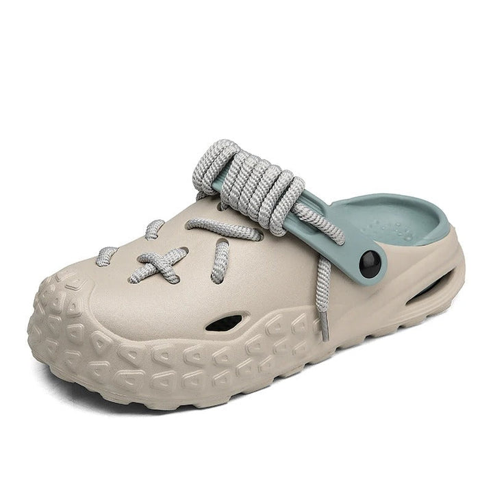 Lightweight men's laced casual shoes, ideal for spring and summer comfort.