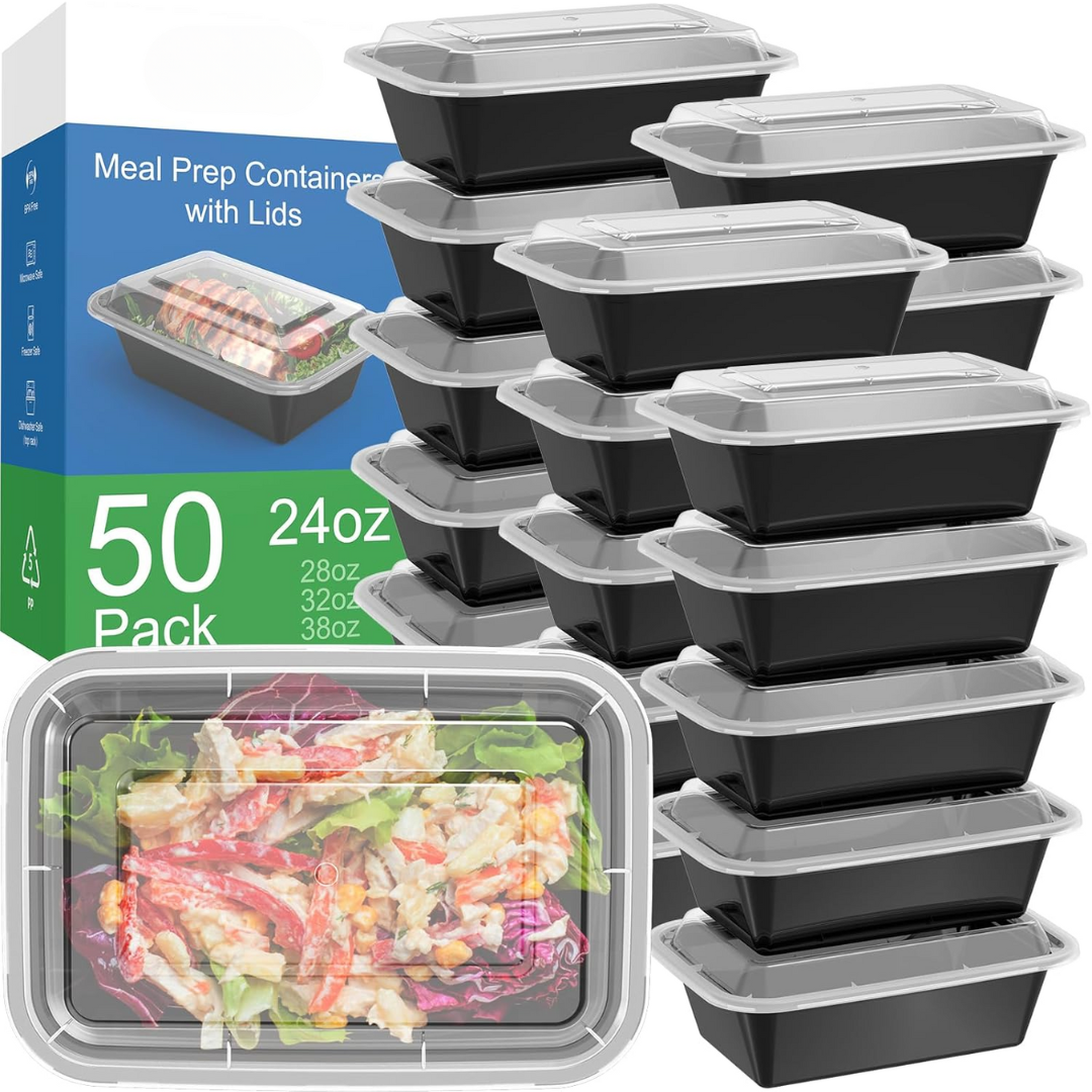 Stackable SealMate meal prep containers for efficient kitchen organization & freezer-safe food storage.
