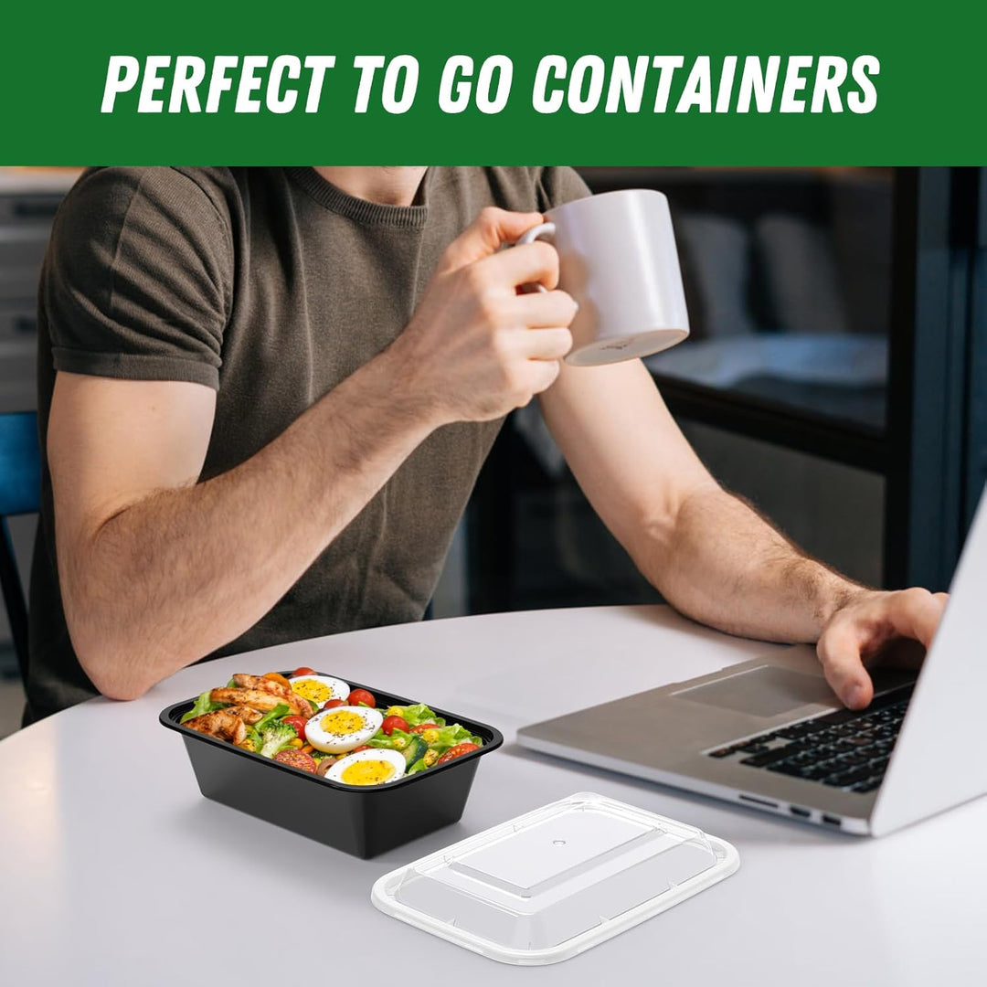 Easy-clean SealMate meal prep containers, reusable for lunch & food storage, microwave & freezer safe.