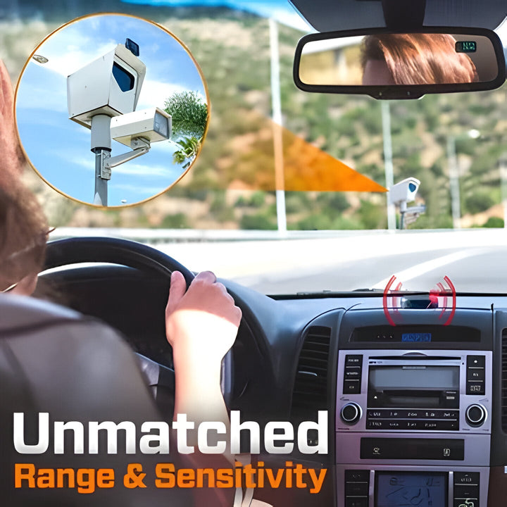 Vehicle laser radar detector, a vital driving aid for road safety, alerting drivers to speed traps and hazards.