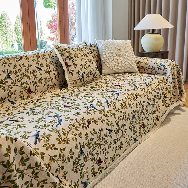 Bondi Breeze Textured Chenille Sofa Cover