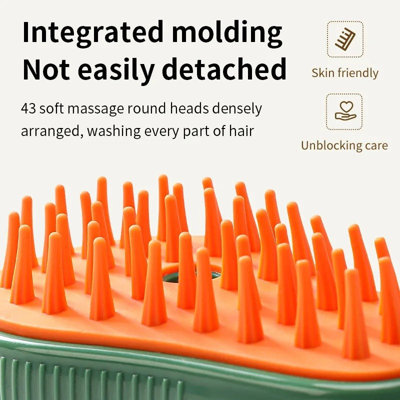 Pet Grooming Brush with Steam & Massage