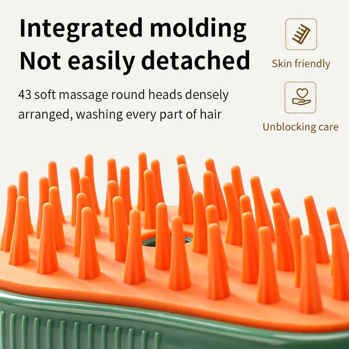 Pet Grooming Brush with Steam & Massage