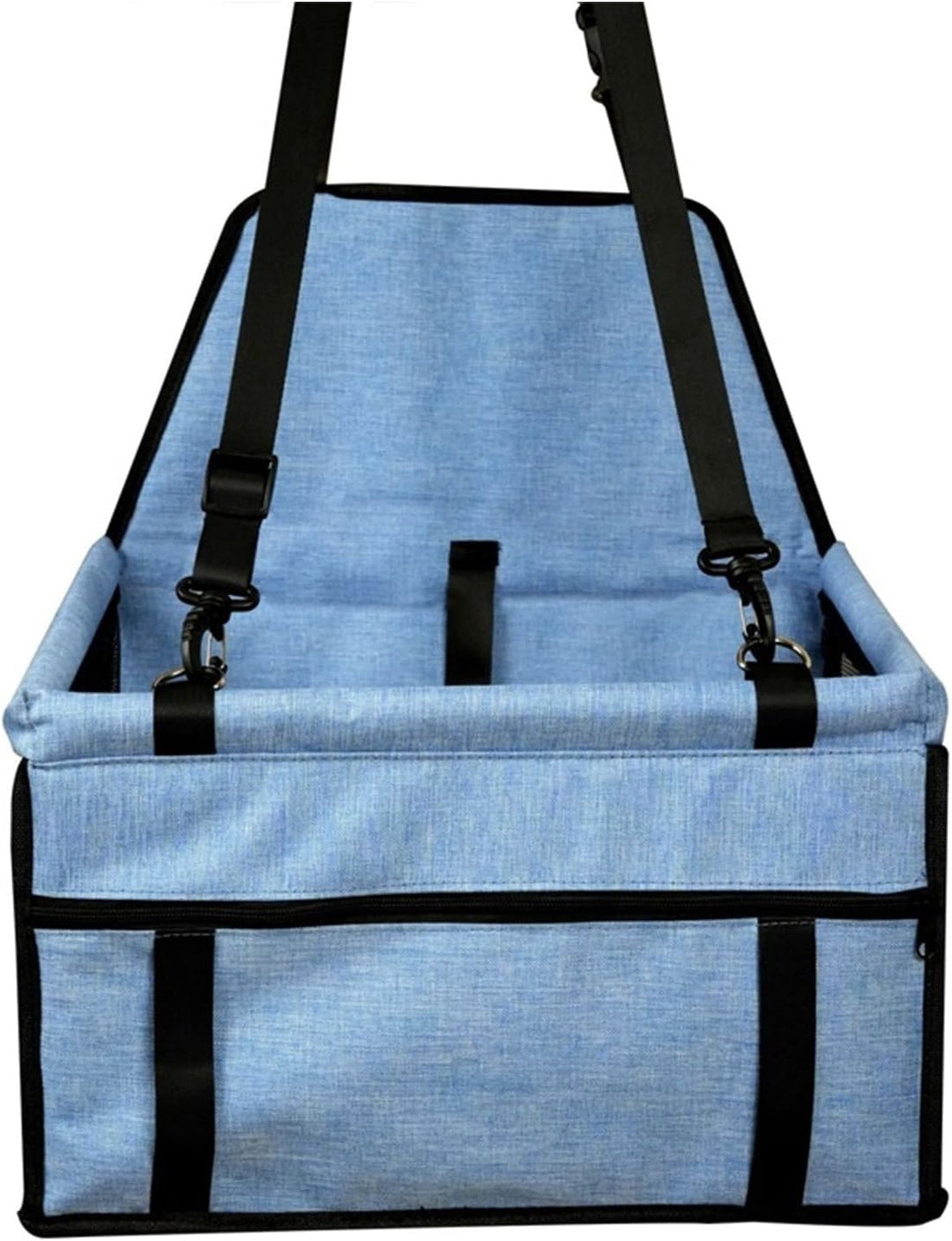 Dog Folding Car Seat - Waterproof Pet Booster with Safety Belt