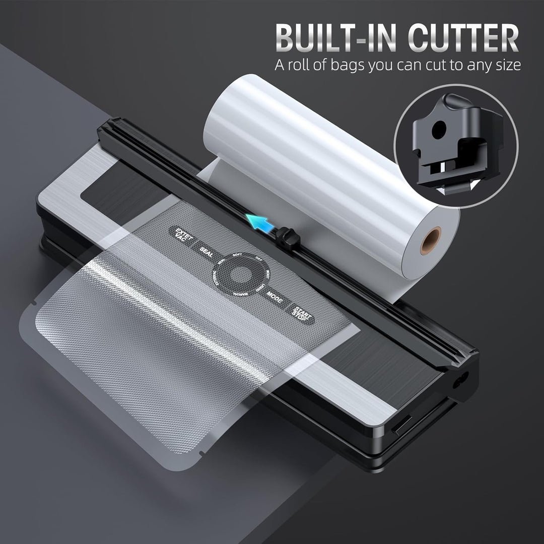 Keep food fresh longer with this 8-in-1 vacuum sealer, perfect for home solutions & food preservation.