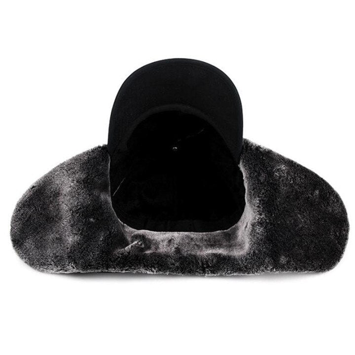 Warm, windproof & waterproof unisex thermal trapper hat with ear flaps for extreme cold.