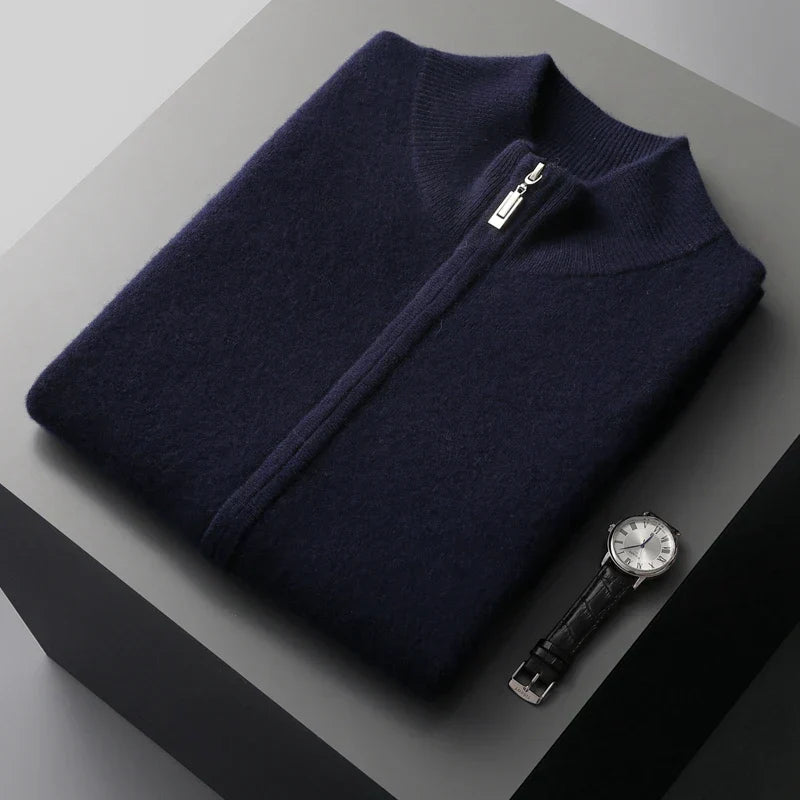 Men's casual full-zip vest, a stylish and practical outerwear option for versatility.