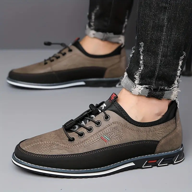 Men's Oxford barefoot shoes, natural comfort, ideal for versatile casual styling.