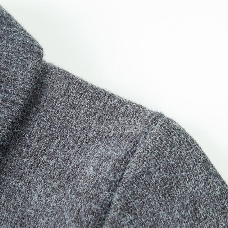 Man modeling Valero men's knit cardigan, comfortable & stylish for casual or everyday layering.