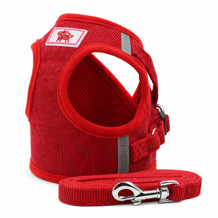 Velvet Reflective Dog Harness for Comfort