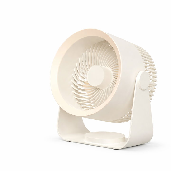 Tavvitaimp18 portable rechargeable cooling fan, 4000mAh USB, provides personal comfort for desk or travel.