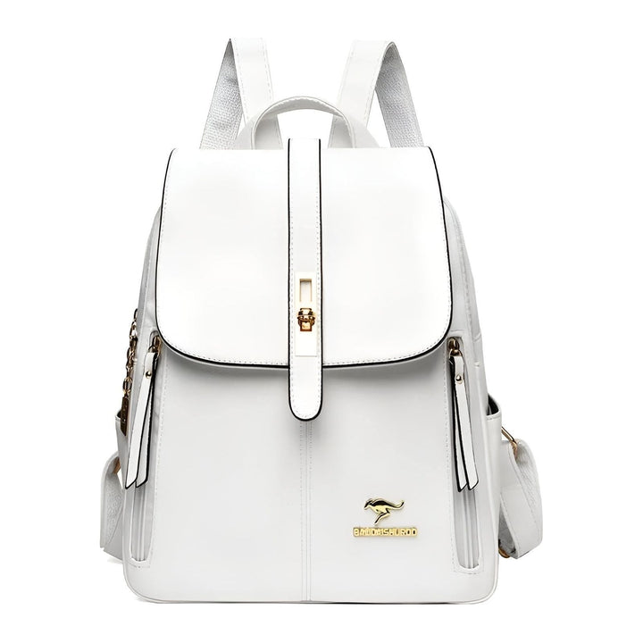 High-quality women's PU leather luxury backpack, designed for style, comfort, and daily office needs.