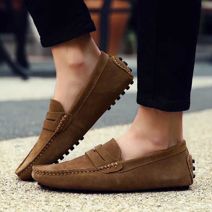 Men's Maverick smart casual loafers. Versatile slip-on dress shoes, essential for men's style.
